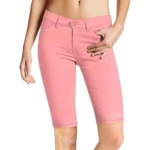 Hybrid & Company Ultra Stretch Perfectly Shaping Mid Rise Shorts Blush 3x nwt